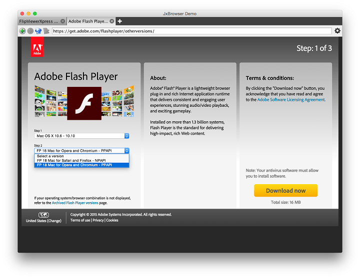 is adobe flash player free for mac